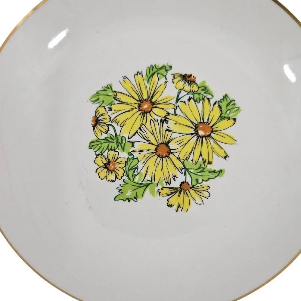 Staffordshire England Summertime Coupe Cereal Salad Soup Bowls – Set of 4